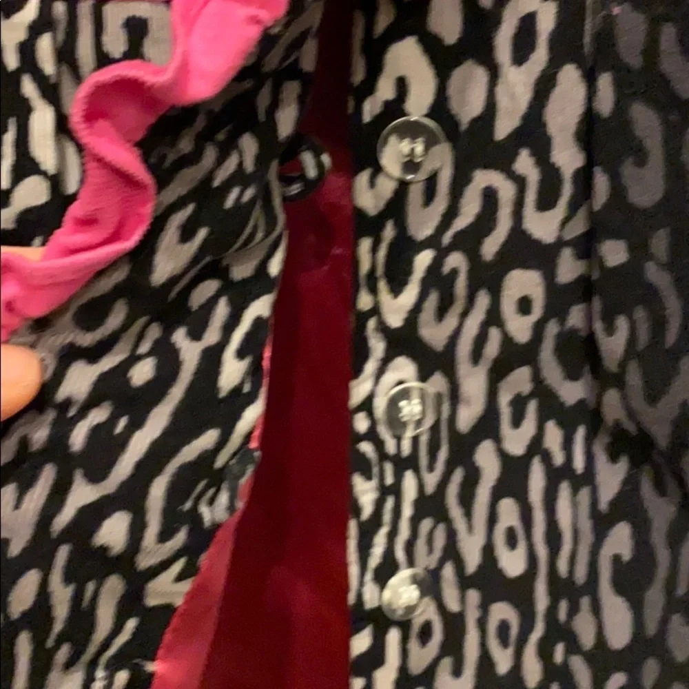 Leopard jacket with pink details. Size 4 toddler